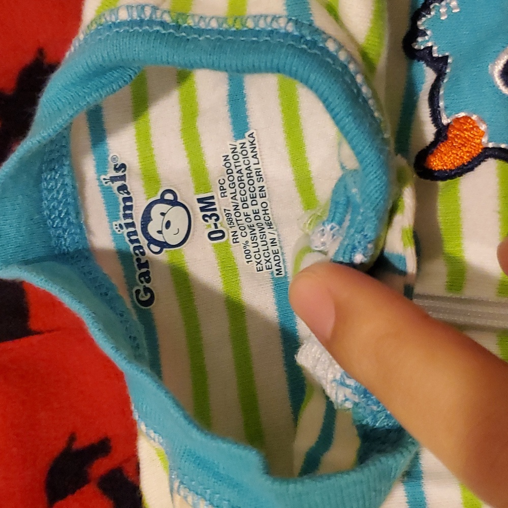 Set of 10 0-3 months baby onesies bundle - Picture 3 of 5